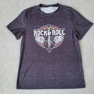 ✨SHEIN LUNE Letter Graphic Rock & Roll Tee✨